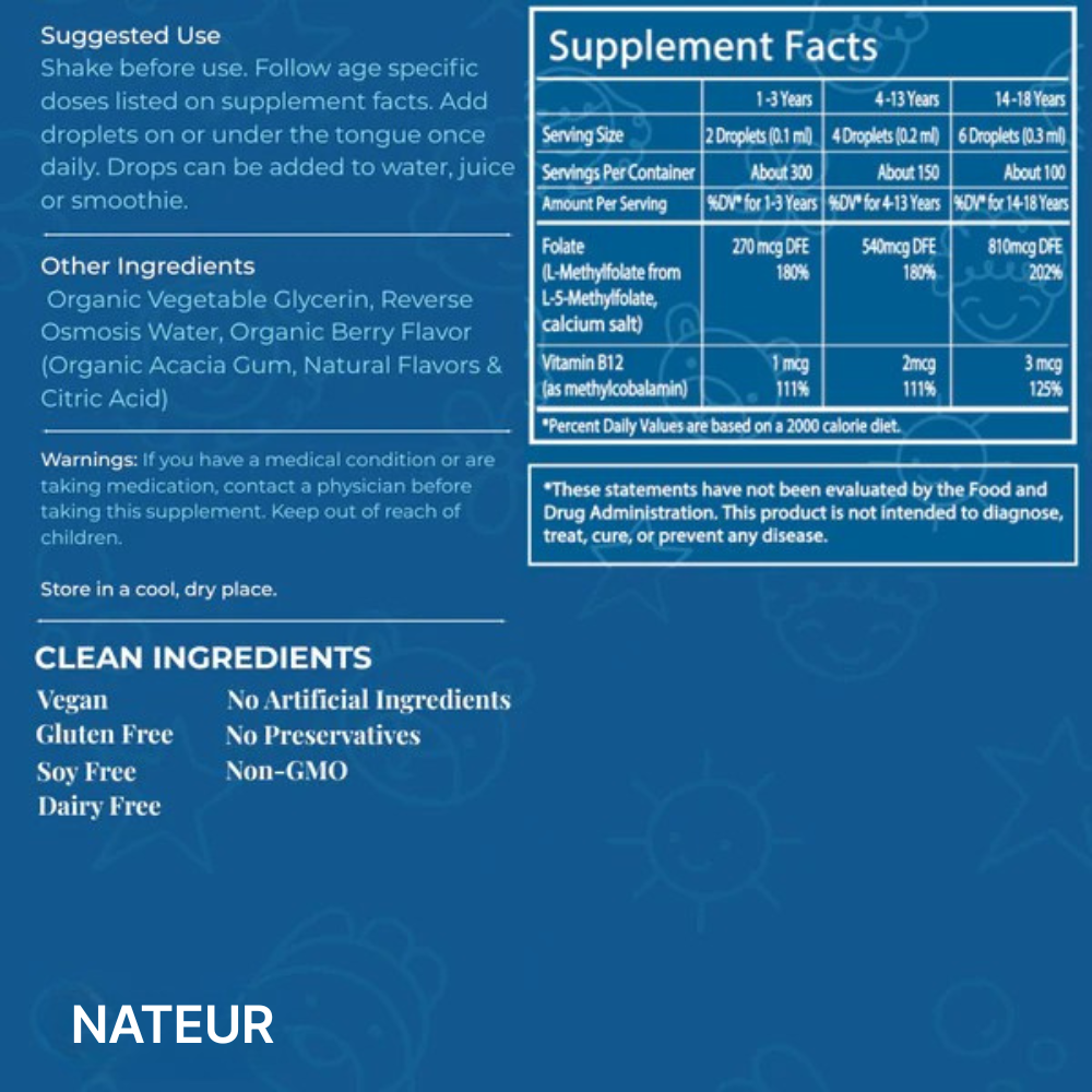 Nateur Kids Pure Methylfolate